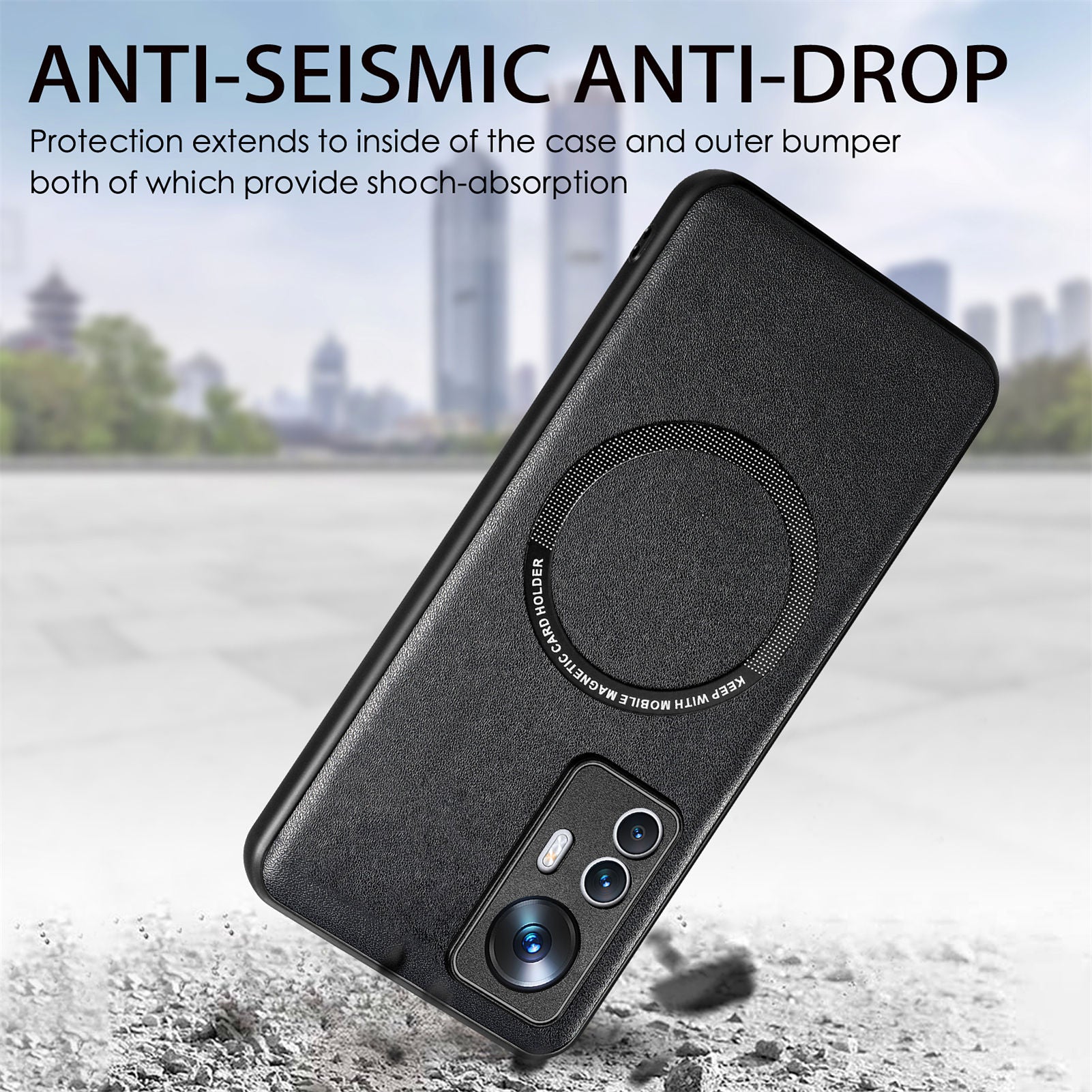 Anti-scratch Phone Case Compatible with MagSafe For Xiaomi 12T 5G Redmi K50 Ultra 5G Leather Coated PC TPU Magnetic Phone Back Cover Anti-scratch Phone Case Compatible with MagSafe For Xiaomi 12T 5G Redmi K50 Ultra 5G Leather Coated PC TPU Magnetic Phone Back Cover